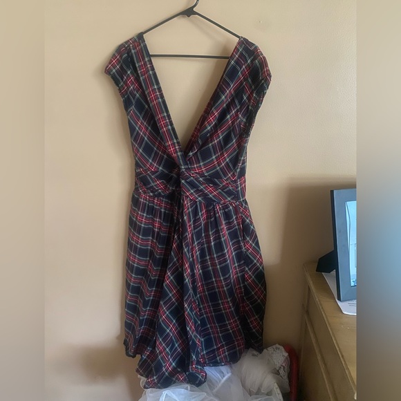 Retrolicious Plaid Dress XL - Picture 2 of 5
